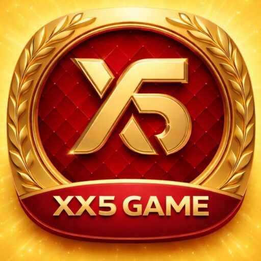 XX 5 Game official logo – mobile online gaming platform icon